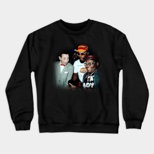 Peewee Herman & Fat Boys with Mr T 1985 Crewneck Sweatshirt